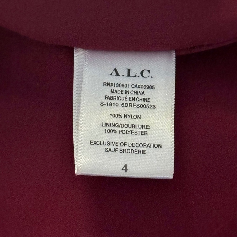 A.L.C. Jagger Sequin Midi Dress in Bordeaux - Picture 13 of 15